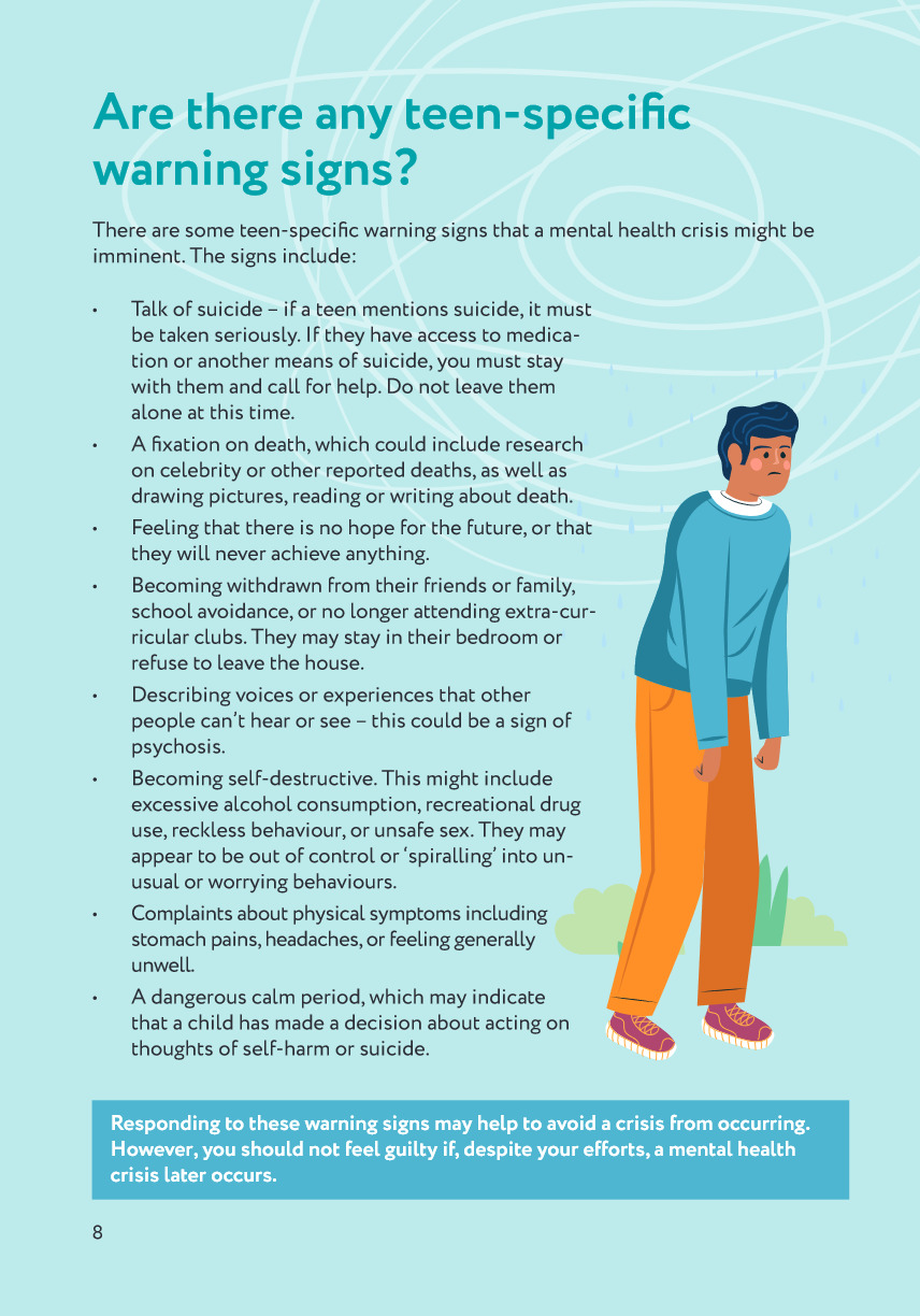 Warning Signs of a Mental Health Crisis, page 8 of 12